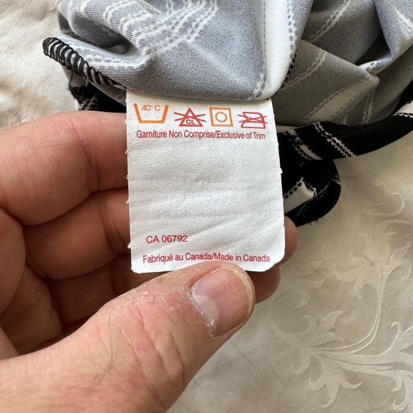 VAMP Women's Black/White Vintage Pull On A-Line Maxi Skirt Size Small Geometric - Picture 8 of 13